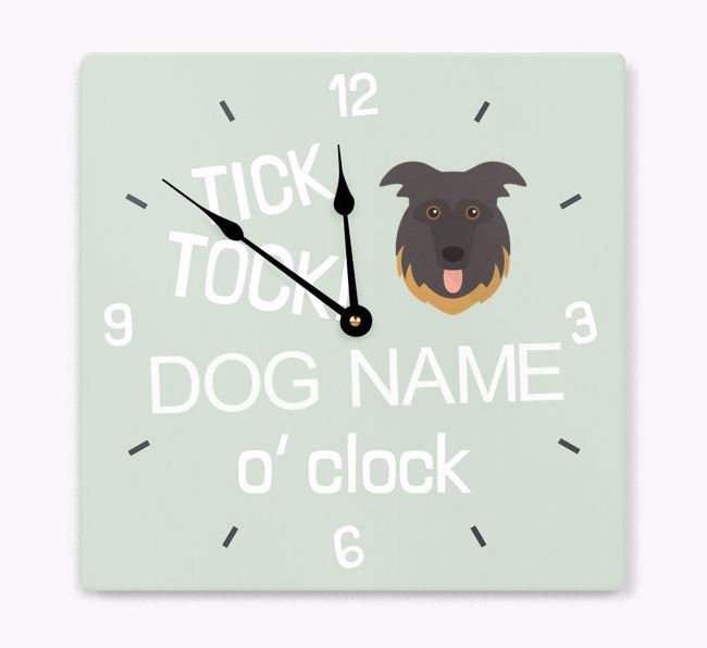 Tick Tock 'O' Clock: Personalized Wall Clock with {breedFullName} Icon